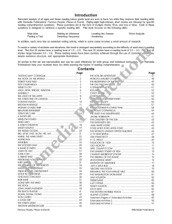 Famous People, Places &amp; Events