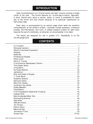 Daily Comprehension: Whole Year (12-Book Set) Daily Comprehension: Whole Year (12-Book Set)
