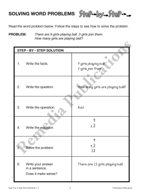 Step-by-Step Word Problems (2-Book Set) Step-by-Step Word Problems (2-Book Set)