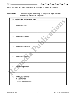 Step-by-Step Word Problems (2-Book Set) Step-by-Step Word Problems (2-Book Set)