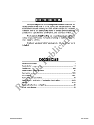 Proofreading (Gr. 3-4) Proofreading (Gr. 3-4)