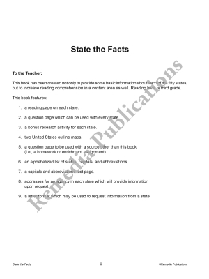 State the Facts State the Facts