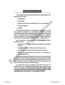 Proofreading (Gr. 5-8) Proofreading (Gr. 5-8)