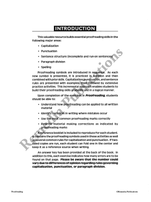 Proofreading (Gr. 5-8) Proofreading (Gr. 5-8)