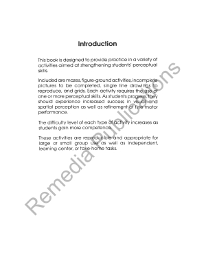 Perceptual Activities Perceptual Activities