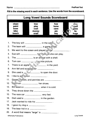 Fun With Phonics: Long Vowels Fun With Phonics: Long Vowels