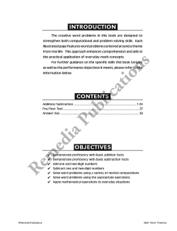 Math Word Problems (Gr. 1-2)