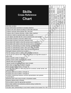 Primary Place Value Primary Place Value