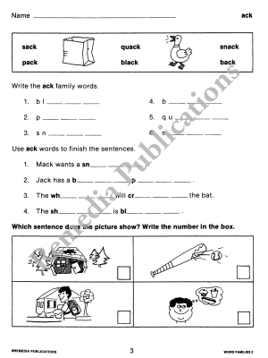 Word Families (Book 2) Word Families (Book 2)