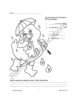 Primary Thinking Skills: Primary Word Logic Primary Thinking Skills: Primary Word Logic