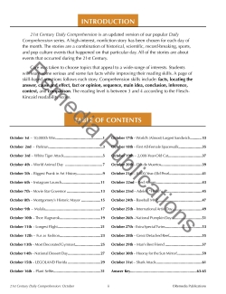 October Daily Comprehension - 21st Century October Daily Comprehension - 21st Century