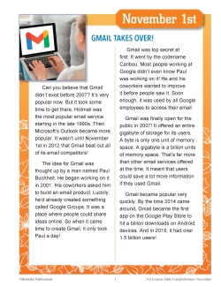 November Daily Comprehension - 21st Century November Daily Comprehension - 21st Century