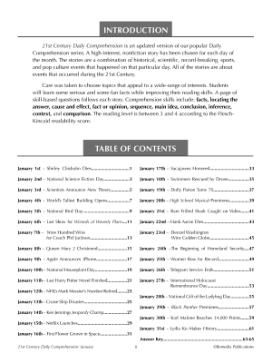21st Century JANUARY DAILY COMPREHENSION - High Interest Reading Activities 21st Century JANUARY DAILY COMPREHENSION - High Interest Reading Activities
