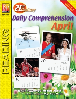 21st Century APRIL DAILY COMPREHENSION: High Interest Reading Activities 21st Century APRIL DAILY COMPREHENSION: High Interest Reading Activities