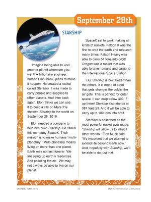 21st Century WINTER DAILY COMPREHENSION SET: (December - February) Reading Activities 21st Century WINTER DAILY COMPREHENSION SET: (December - February) Reading Activities
