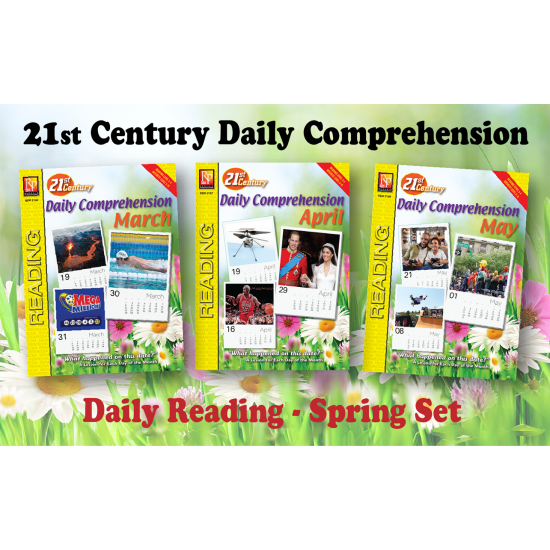 21st Century SPRING DAILY COMPREHENSION: (March - May) Reading Activities
