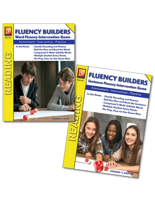 Fluency Builders- Decoding Words & Sentences - Reading Intervention Games