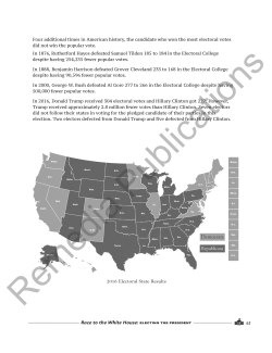 Race to the White House Race to the White House