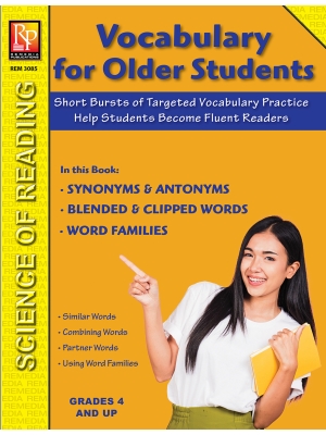 Science of Reading: Vocabulary for Older Students  Science of Reading: Vocabulary for Older Students