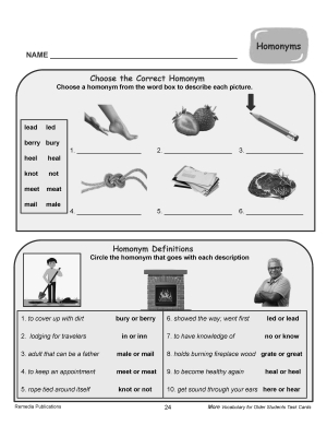 Science of Reading: More Vocabulary for Older Students - Homonyms, Heteronyms, Contractions, Abbreviations Science of Reading: More Vocabulary for Older Students - Homonyms, Heteronyms, Contractions, Abbreviations