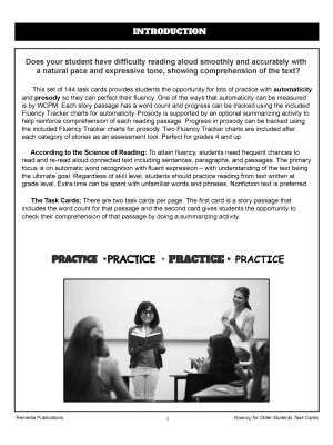 Science of Reading: Fluency Reading for Older Students Science of Reading: Fluency Reading for Older Students