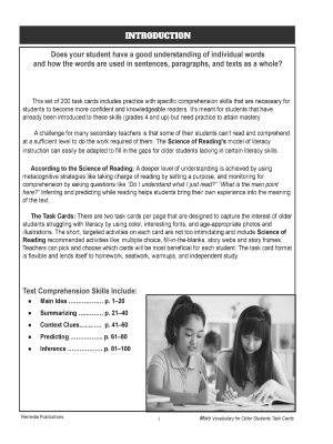 Science of Reading: Text Comprehension for Older Students Science of Reading: Text Comprehension for Older Students