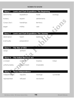 Daily Literacy Activities: 19th Century American History Reading Daily Literacy Activities: 19th Century American History Reading