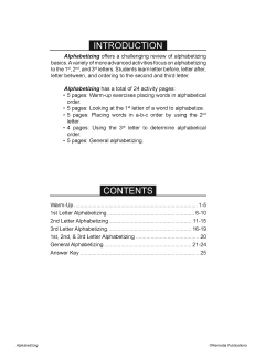 Alphabetizing (Gr. 3-8) Alphabetizing (Gr. 3-8)