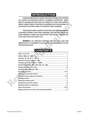Skill Booster Series: Suffixes Skill Booster Series: Suffixes