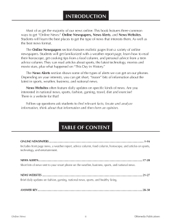 Practical Practice Reading: Online News Practical Practice Reading: Online News