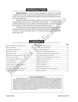 Wonder Stories (Reading Level 3) Wonder Stories (Reading Level 3)