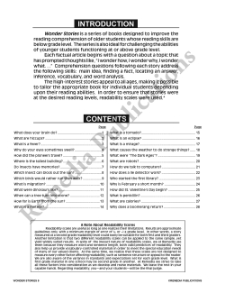 Wonder Stories (Reading Level 5) Wonder Stories (Reading Level 5)