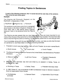 Specific Skills Series: Finding the Main Idea