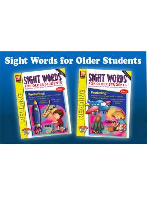 Sight Words for Older Students (2-Book Set) Sight Words for Older Students (2-Book Set)