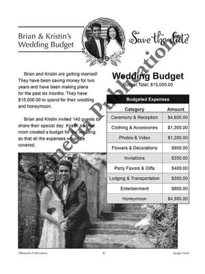 Budget Math: Life Skills Math Series Budget Math: Life Skills Math Series
