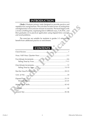 Time Concepts Series: Clocks (Grades 3-5) Time Concepts Series: Clocks (Grades 3-5)