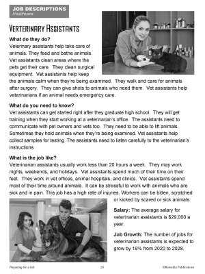 Independent Living: Preparing For a Job Independent Living: Preparing For a Job