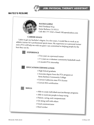 Independent Living: Getting a Job Independent Living: Getting a Job