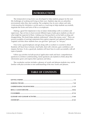 Independent Living: Understanding The Workplace Independent Living: Understanding The Workplace