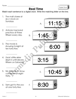 Clocks: Time Concepts 2-Book Set Clocks: Time Concepts 2-Book Set