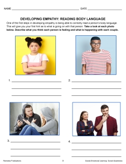 SEL Social Awareness Lessons: Developing Empathy & Listening SEL Social Awareness Lessons: Developing Empathy & Listening