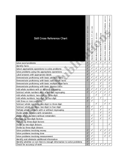 Math Word Problems (Grades 2-3) Math Word Problems (Grades 2-3)