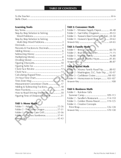 Practical Practice Math: Binder 2 Practical Practice Math: Binder 2