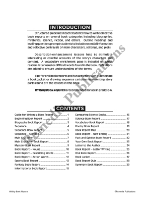 Writing Basics Series: Writing Book Reports Writing Basics Series: Writing Book Reports