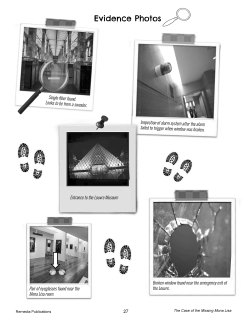 Mysteries for Older Students: The Case of the Missing Mona Lisa Mysteries for Older Students: The Case of the Missing Mona Lisa