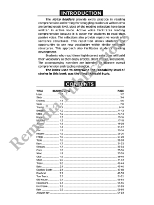 Hi/Lo Reading (Reading Level 2) Hi/Lo Reading (Reading Level 2)