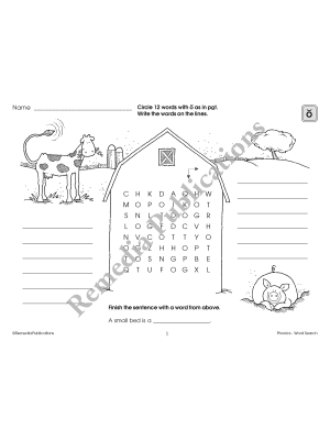 Phonics Word Search Puzzles Phonics Word Search Puzzles