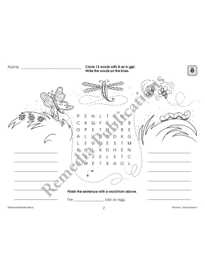 Phonics Word Search Puzzles Phonics Word Search Puzzles