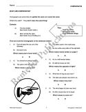 Homographs & Heteronyms