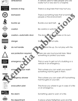 Essential Vocabulary: Survival Words Essential Vocabulary: Survival Words
